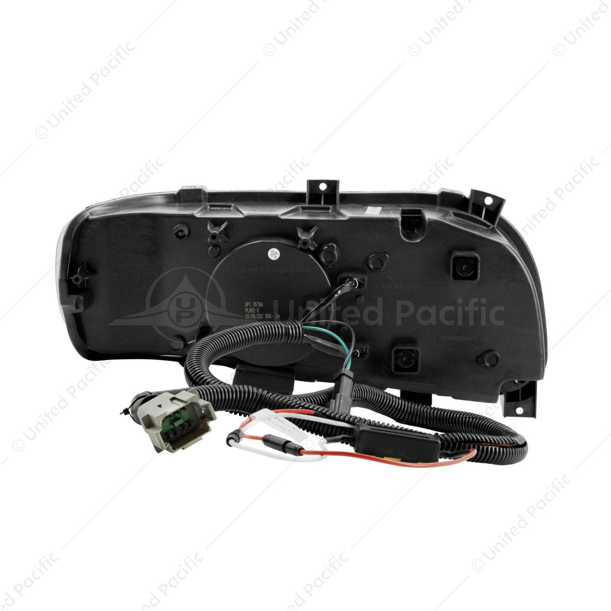 Peterbilt 389 LED Headlight With 10 LED Turn 100 LED Halo For 2008-2024 - Driver