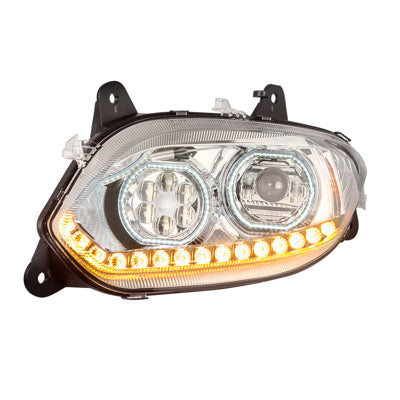 International Chrome 17 LED Headlight 2018-2023 Drivers's Side