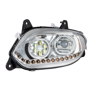 International Chrome 17 LED Headlight 2018-2023 Drivers's Side