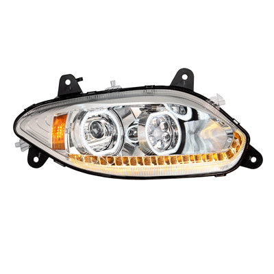International Chrome 17 LED Headlight 2018-2023 Passenger's Side