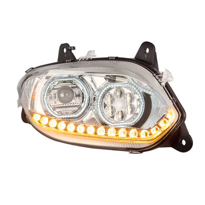 International Chrome 17 LED Headlight 2018-2023 Passenger's Side