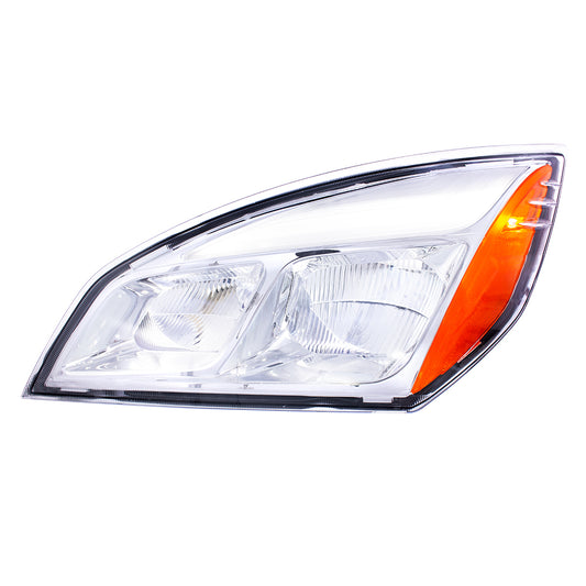 Chrome LED Headlight For 2018-2024 Freightliner Cascadia- Driver