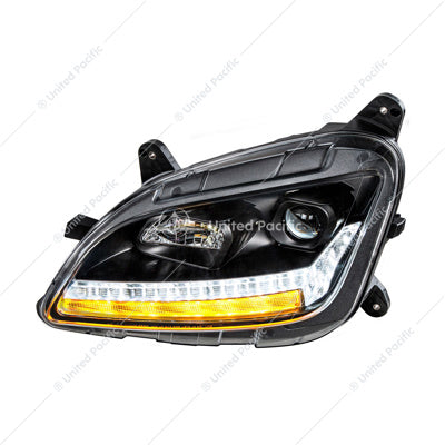 Peterbilt 579 587 Driver's Side Black Headlight