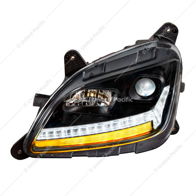 Peterbilt 579 587 Driver's Side Black Headlight