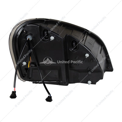 Freightliner Cascadia LED Headlight Chrome Driver's Side