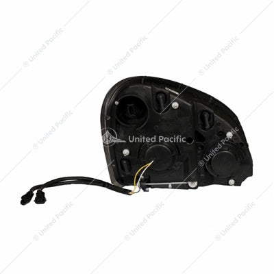 FREIGHTLINER CASCADIA "BLACKOUT" LED HEADLIGHT FOR 2008-2017 - DRIVER