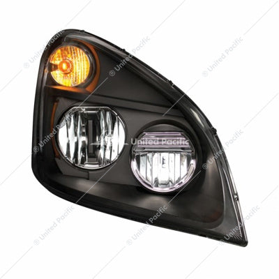 FREIGHTLINER CASCADIA"BLACKOUT" LED HEADLIGHT FOR 2008-2017 - PASSENGER