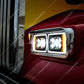 KENWORTH-FREIGHTLINER-PETERBILT LED Black Projector Headlight Assembly - Passenger