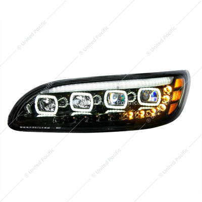 Quad LED Peterbilt 386 387 Black Driver