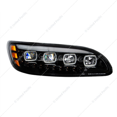 Quad LED Peterbilt 386 387 Black Passen