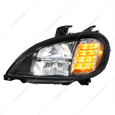 Freightliner Columbia LED Headlight Driver's Side Black