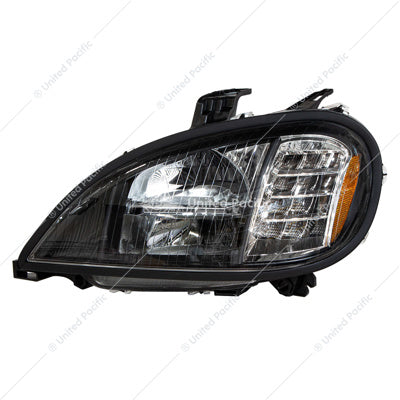 Freightliner Columbia LED Headlight Driver's Side Black