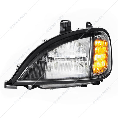 Freightliner Columbia LED Headlight Driver's Side Black