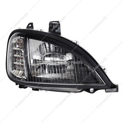 Freightliner Columbia LED Headlight Passenger's Side Black