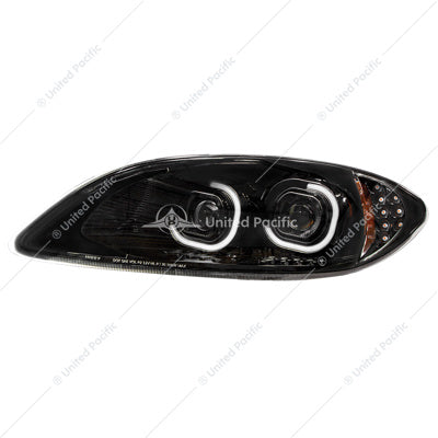 International ProStar LED Headlight 2006-2017 Drivers's Side Black