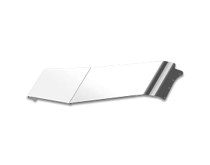 Peterbilt Visor Challenger 11"-13" V Shape Drop