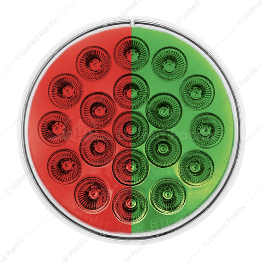 Double Fury 4" Round "Competition Series" LED Light Marker- Stop/Turn/Tail- Red/Green