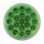 Double Fury 4" Round "Competition Series" LED Light Marker- Stop/Turn/Tail- Red/Green