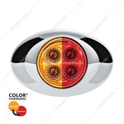 4 LED M3 Style Dual Marker Amber/Red