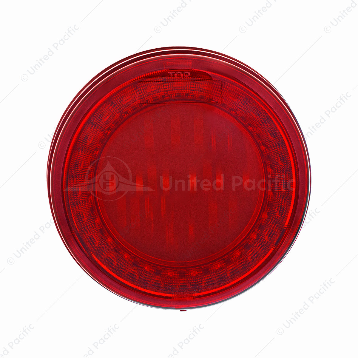 30 LED 4" Round Lumos Light I-Series (Stop, Turn & Tail) - Red / Red