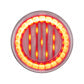 33 LED 4" Round Lumos Light X-Series (Stop, Turn & Tail) - Red / Clear