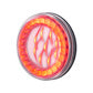 33 LED 4" Round Lumos Light X-Series (Stop, Turn & Tail) - Red / Clear