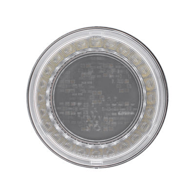 33 LED 4" Round Lumos Light S-Series (Stop, Turn & Tail) - Red / Clear