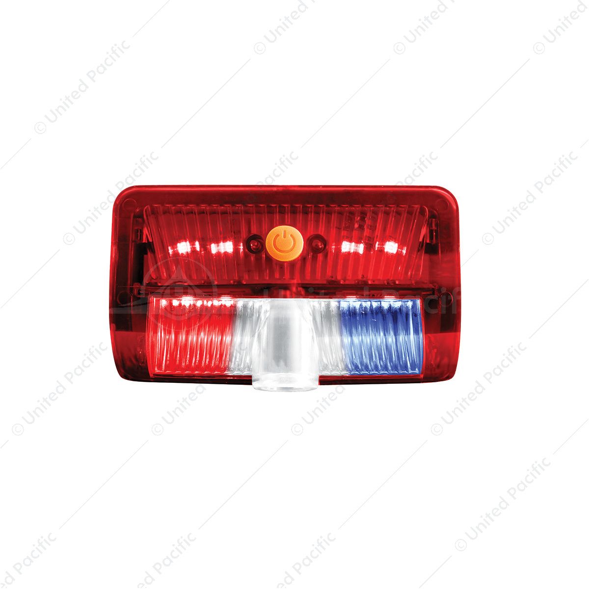 American Flag Interior Door Courtesy Projector Light 9 LED For 2006+ Kenworth & Peterbilt