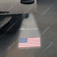 American Flag Interior Door Courtesy Projector Light 9 LED For 2006+ Kenworth & Peterbilt