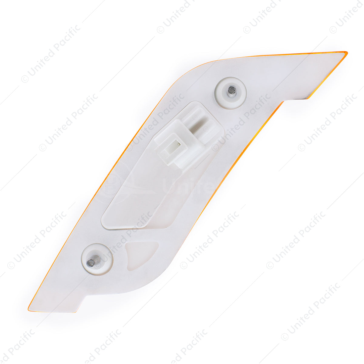 12 Amber LED Fender Turn Signal Light For Peterbilt 579 (2012-2021) & 587 (2012-2018)- Passenger, Amber Lens