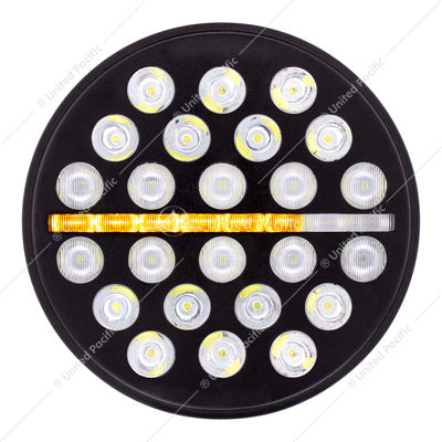 Ultralit - 24 Hight Power LED Circular Light with Dual Color LED Position Light Bar