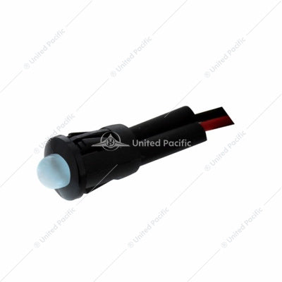 SINGLE LED SNAP-IN INDICATOR LIGHT - BLUE/CLEAR (BULK)