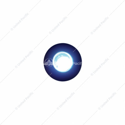 SINGLE LED SNAP-IN INDICATOR LIGHT - BLUE/CLEAR (BULK)