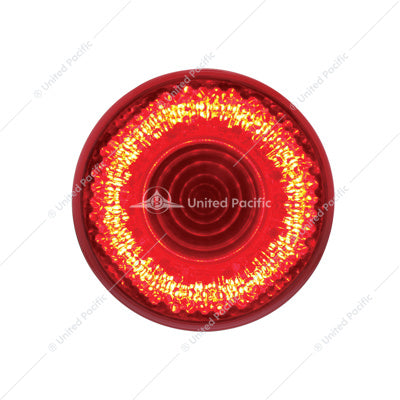 9 LED 2" Round Mirage Light (Clearance/Marker) - Red LED/Red Lens