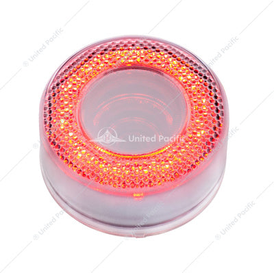 2-1/2" MIRAGE LIGHT (CLEARANCE/MARKER) - RED LED/CLEAR LENS-12 LED