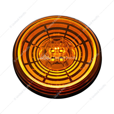 4" ROUND ABYSS LIGHT (TURN SIGNAL) - AMBER LED/AMBER LENS-13 LED