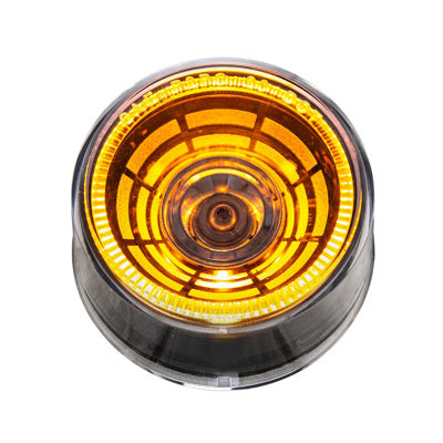 4 LED 2" Round Abyss Light (Clearance/Marker) - Amber / Clear