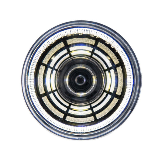 4 LED 2" Round Abyss Light (Clearance/Marker) - White / Clear