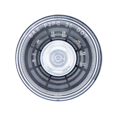 4 LED 2" Round Abyss Light (Clearance/Marker) - White / Clear