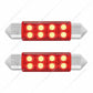 8 SMD HIGH POWER MICRO LED 211-2 LIGHT BULB - RED (2-PACK)