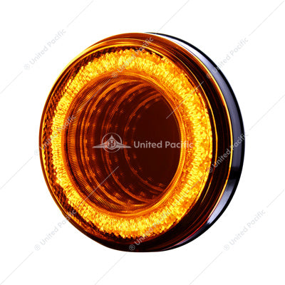 Image of the United Pacific 24 LED 4" Mirage Light (Turn Signal) - Amber LED/Amber Lens Part # 36653