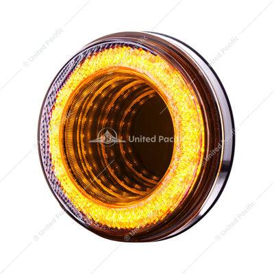 Mirage Amber/Clear 4" Stop/Turn/Tail Light