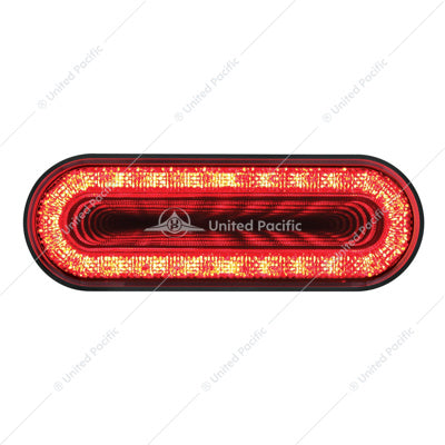 Mirage Stop/Turn/Tail -Red/Clear 24 LED Oval