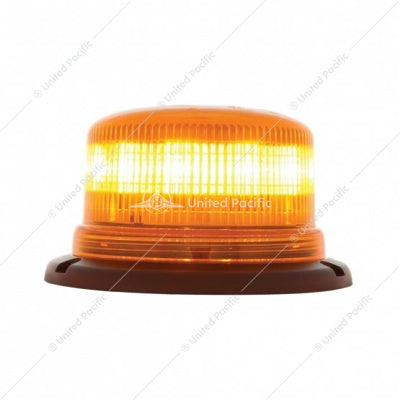 8 High Power LED Low Profile Beacon Light PERMANENT MOUNT