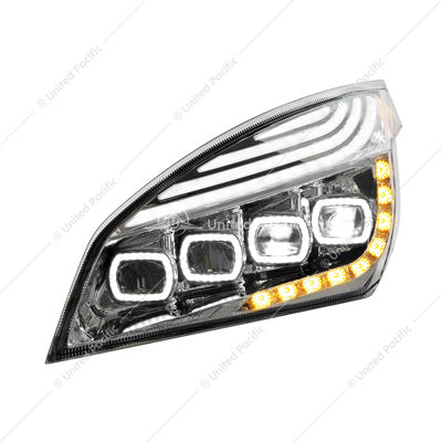 Freightliner Cascadia Headlight 2018+ DRL & Sequential Turn Signal Driver's