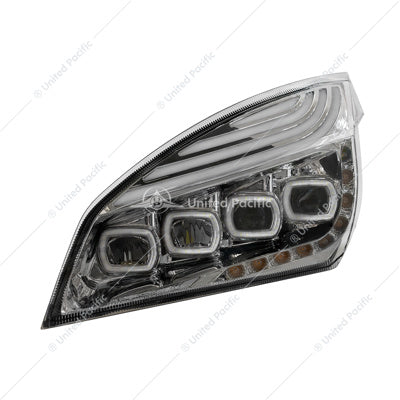 Freightliner Cascadia Headlight 2018+ DRL & Sequential Turn Signal Driver's
