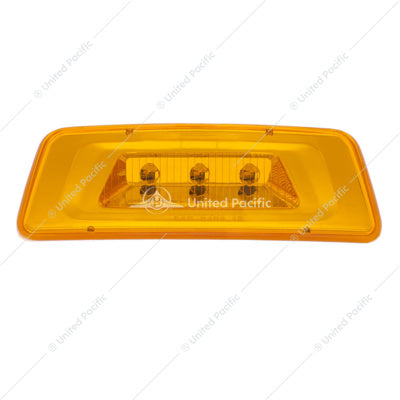 3 LED Fender Turn Signal/Parking Light for Kenworth T680/T700/T880 - Amber LED/Amber Lens