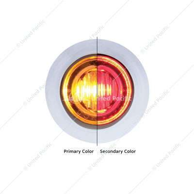 3/4" MINI DOUBLE FURY LIGHT (CLEARANCE/MARKER) - AMBER LED/RED LED-3 LED