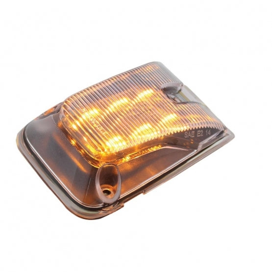 Volvo VNL 6 LED Door Side Indicator Light - Amber LED/Clear Lens