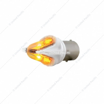 HIGH POWER DUAL LED 1157 BULB - AMBER